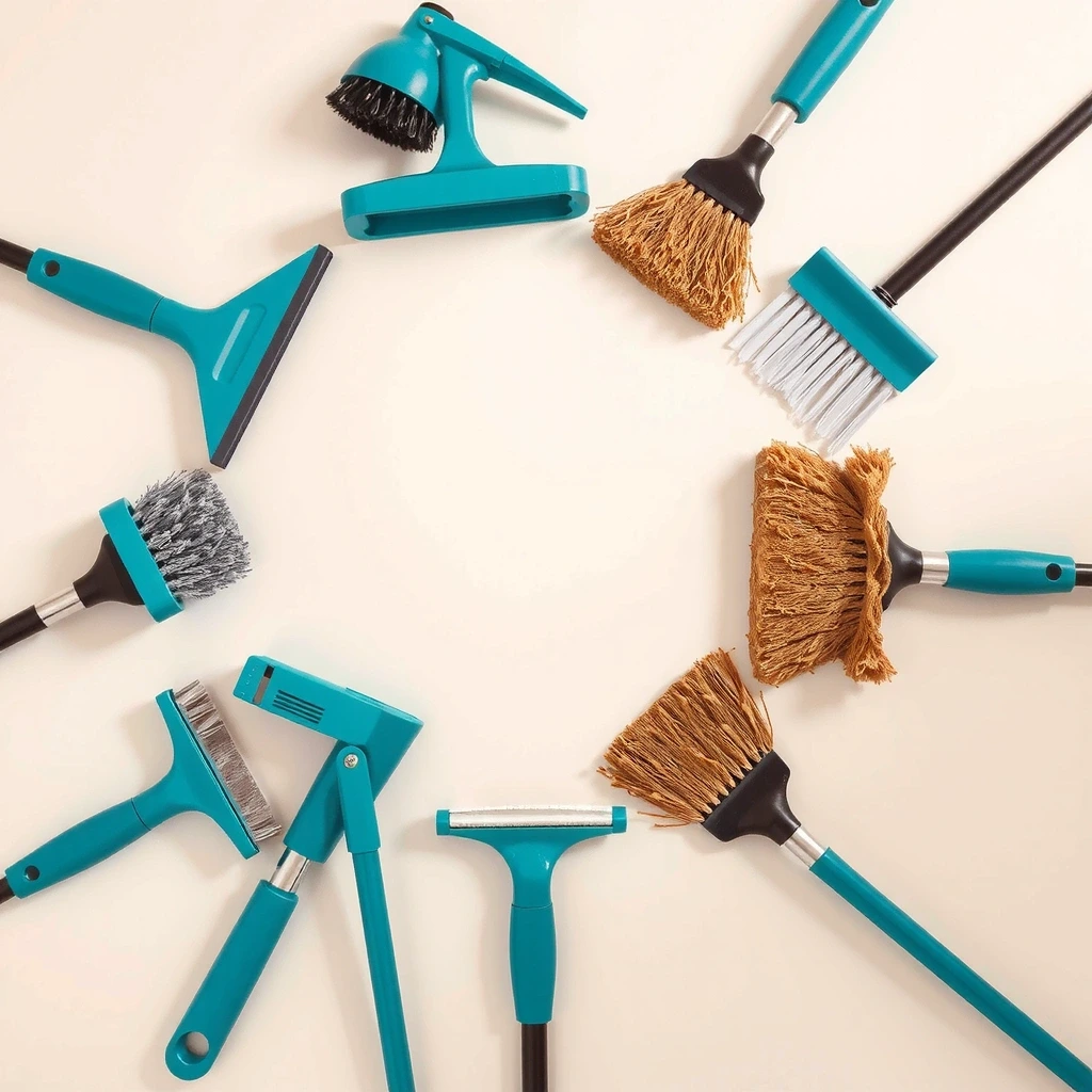 Cleaning workflow visualization